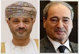 وزير خارجية سلطنة عمان ونظيره السوري