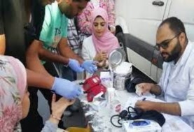  تضامناً مع الشعب الفلسطيني محافظة البحيرة تطلق حملة شعبية للتبرع بالدم