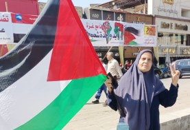 فلسطينيه بالقاهرة: ننتظر نصر الله لنا