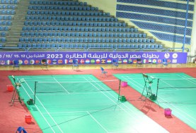 جانب من استعدادت استضافة البطولة مصر الدولية