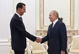 الرئيس الروسي والرئيس السوري - ارشيفية 