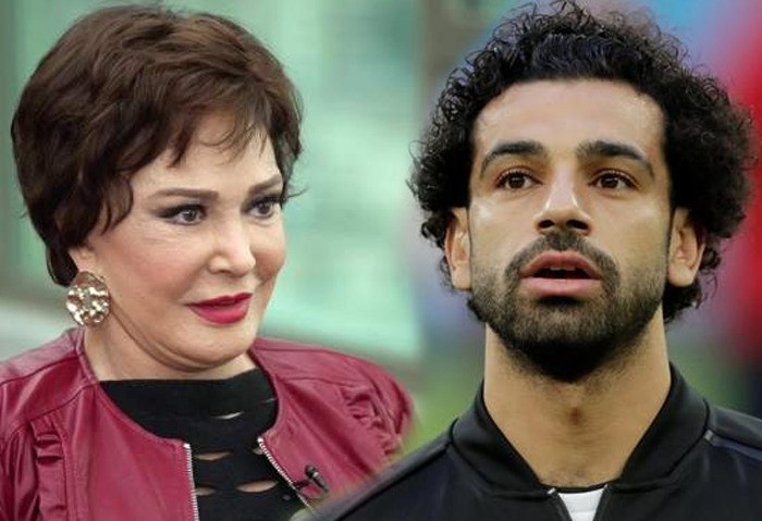 لبلبة والنجم محمد صلاح