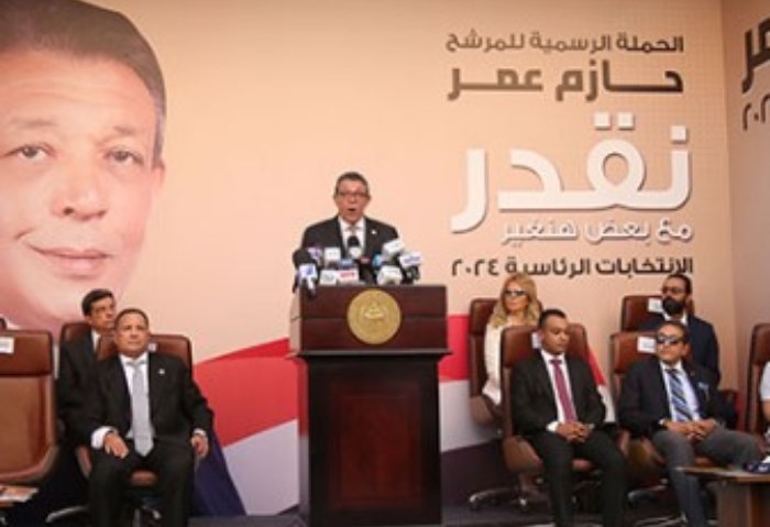 المرشح الرئاسي حازم عمر 