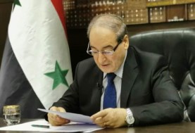 وزير خارجية سوريا فيصل المقداد