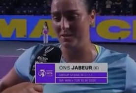 لاعبة تونسية لا تشعر بالسعادة بعد فوزها بالمباراة  