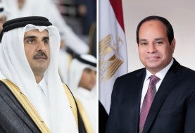 الرئيس السيسي وأمير قطر 