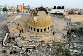 قصف مسجد - ارشيفية 