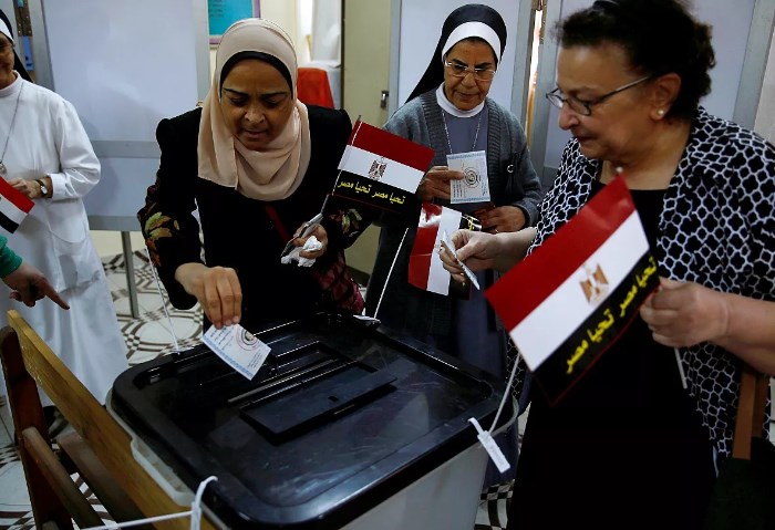 تصويت المصريين في الخارج بانتخابات رئاسة الجمهورية