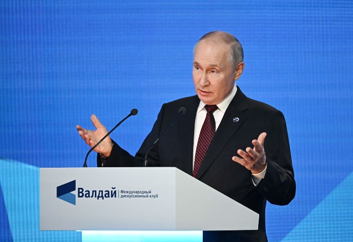 فلاديمير بوتين الرئيس الروسي