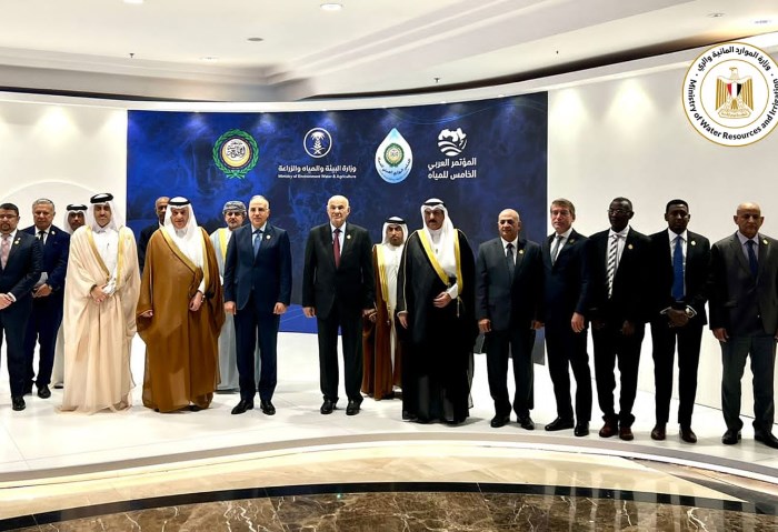 إفتتاح المؤتمر العربي الخامس للمياه