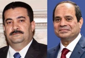 الرئيس السيسي ورئيس الوزراء العراقي