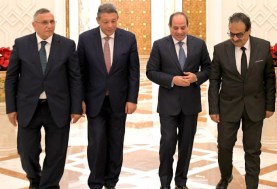 الرئيس السيسي يستقبل مرشحي الرئاسة 
