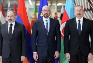 الرئيس الأذربيجاني ورئيس وزراء أرمينيا