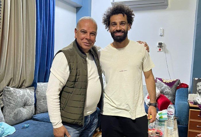 محمد صلاح ووالده 