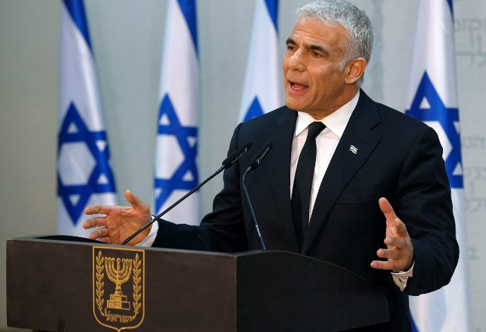 يائير لابيد زعيم المعارضة الإسرائيلية