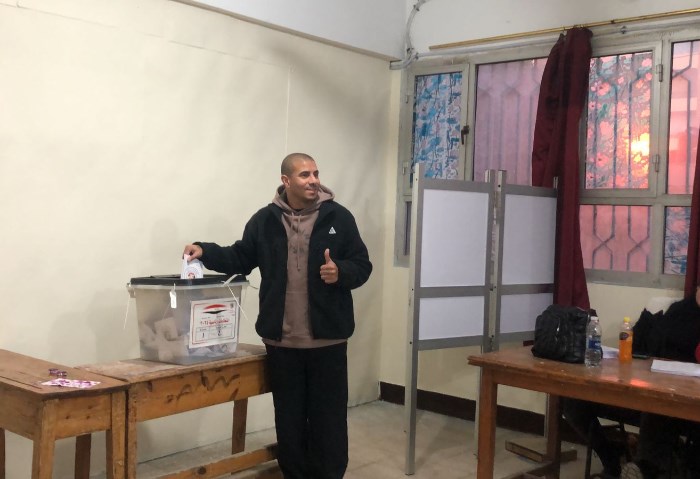 محمد زيدان يدلي بصوته في الانتخابات الرئاسية
