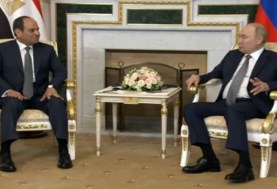 لقاء الرئيس السيسي والرئيس الروسي