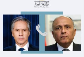 وزير الخارجية المصري ونظيره المريكي