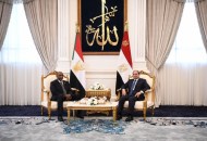 الرئيس  السيسى  ورئيس مجلس السيادة السودانى