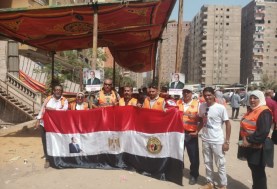 أمانة القاهرة بحزب حماة الوطن يحتشدون لتحرير توكيلات دعم الرئيس السيسي