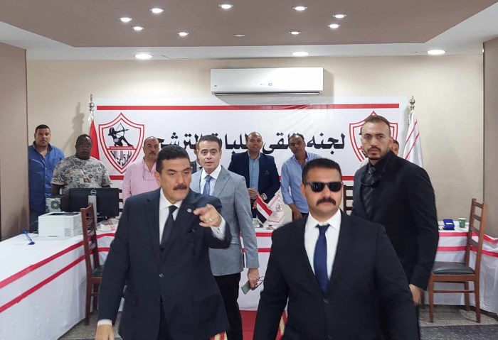 عماد البناني داخل مقر الزمالك