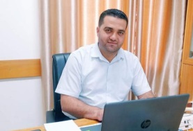 الدكتور محمد الحاج مدير العلاقات العامة في مستشفى شهداء الأقصى بقطاع غزة