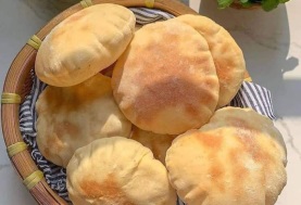 طريقة عمل الخبز الشامي