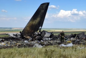 تحطم طائرة روسية 