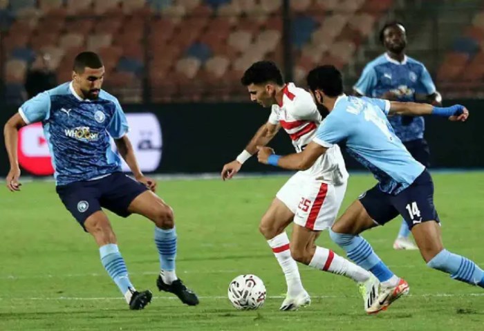 مباراة بيراميدز والزمالك