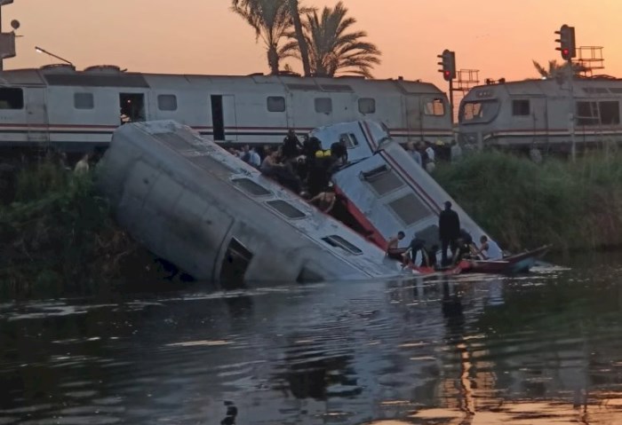 حادث قطار المنيا