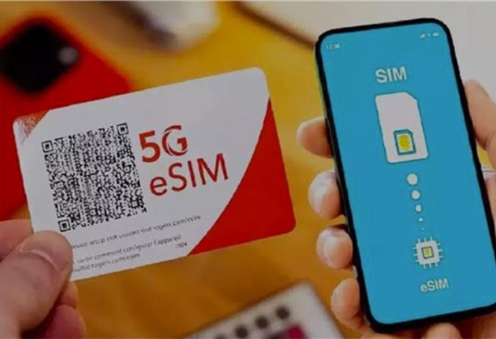 شريحة eSIM الجديدة