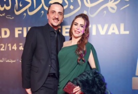 دنيا عبد العزيز وزوجها
