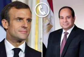 الرئيس عبد الفتاح السيسي ونظيره الفرنسي