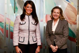 لقاء الدكتورة رانيا المشاط مع الرئيس الجديد لبنك الاستثمار الأوروبي