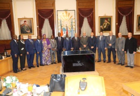 رئيس البرلمان الإيفواري مع محافظ القاهرة