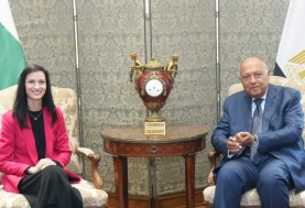 وزيرا خارجية مصر وبلغاريا