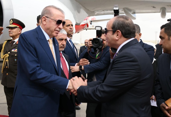 الرئيس السيسي ونظيره التركي رجب أردوغان