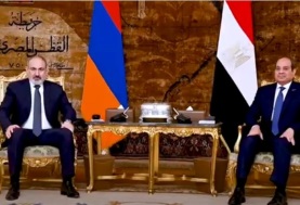 الرئيس السيسي ورئيس وزراء جمهورية أرمينيا 