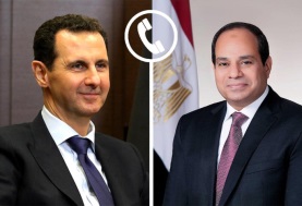 الرئيس السيسي والرئيس بشار الأسد 
