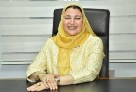 الدكتورة عبير عصام رئيس المجلس العربي لسيدات الاعمال 