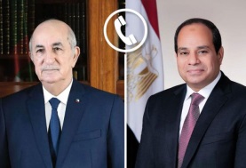 الرئيسان المصرى والجزائرى