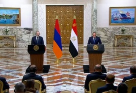 الرئيس السيسي مع رئيس وزراء أرمينيا