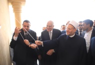 مفتى الجمهورية يفتتح مسجد الروضة 