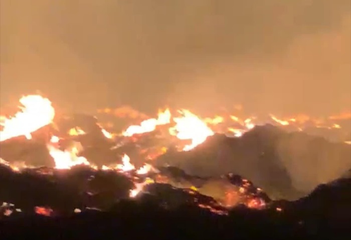 حريق القصاصين يلتهم 5 أفدنة والمحافظ يتابع إخماد النيران (صور) - الجمهور  الإخباري