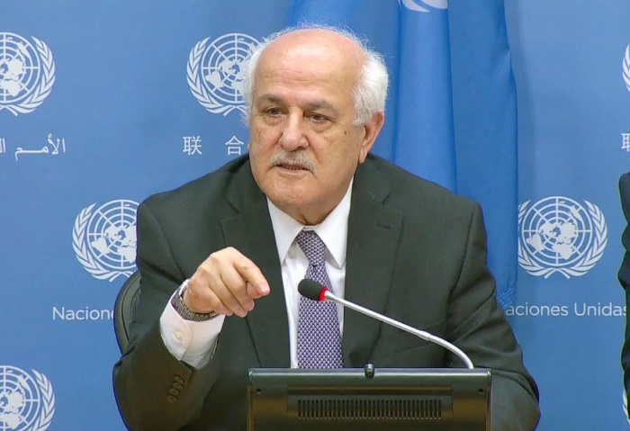 رياض صالح، المندوب الفلسطيني في مجلس الأمن