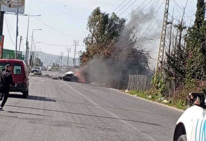 استهداف سيارة في جنوب لبنان