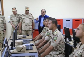 الرئيس السيسي يزور الأكاديمية العسكرية