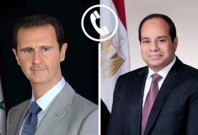 الرئيس السيسي والرئيس بشار الأسد