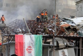 قصف القنصلية الإيرانية في العاصمة السورية دمشق