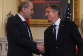 وزير الخارجية الأردني، السفير أيمن الصفدي، مع نظيره الأمريكي أنتوني بلينكن